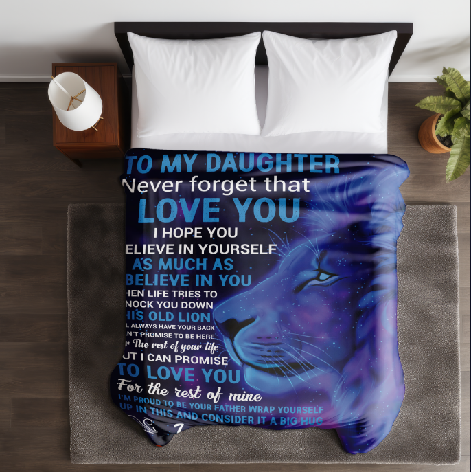 To My Daughter | Fleece Blanket