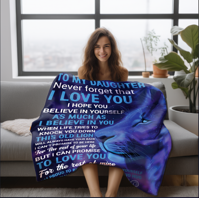 To My Daughter | Fleece Blanket